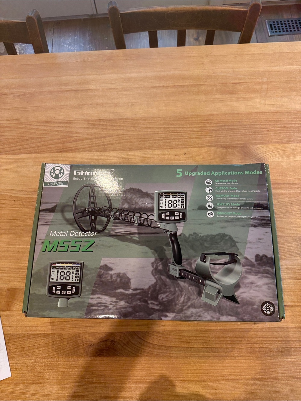 Gbnryg  Metal Detector MSSZ Green and Black